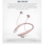 Wholesale Premium Sports Over the Neck Wireless Bluetooth Stereo Headset V8 (Rose Gold)
